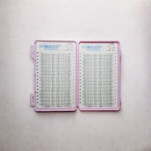 Pink Eyelash Extension Trays